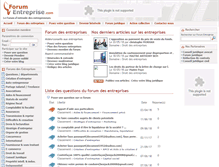 Tablet Screenshot of forum-entreprise.com